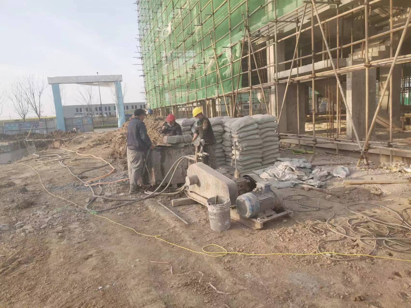 龙陵别墅下沉注浆